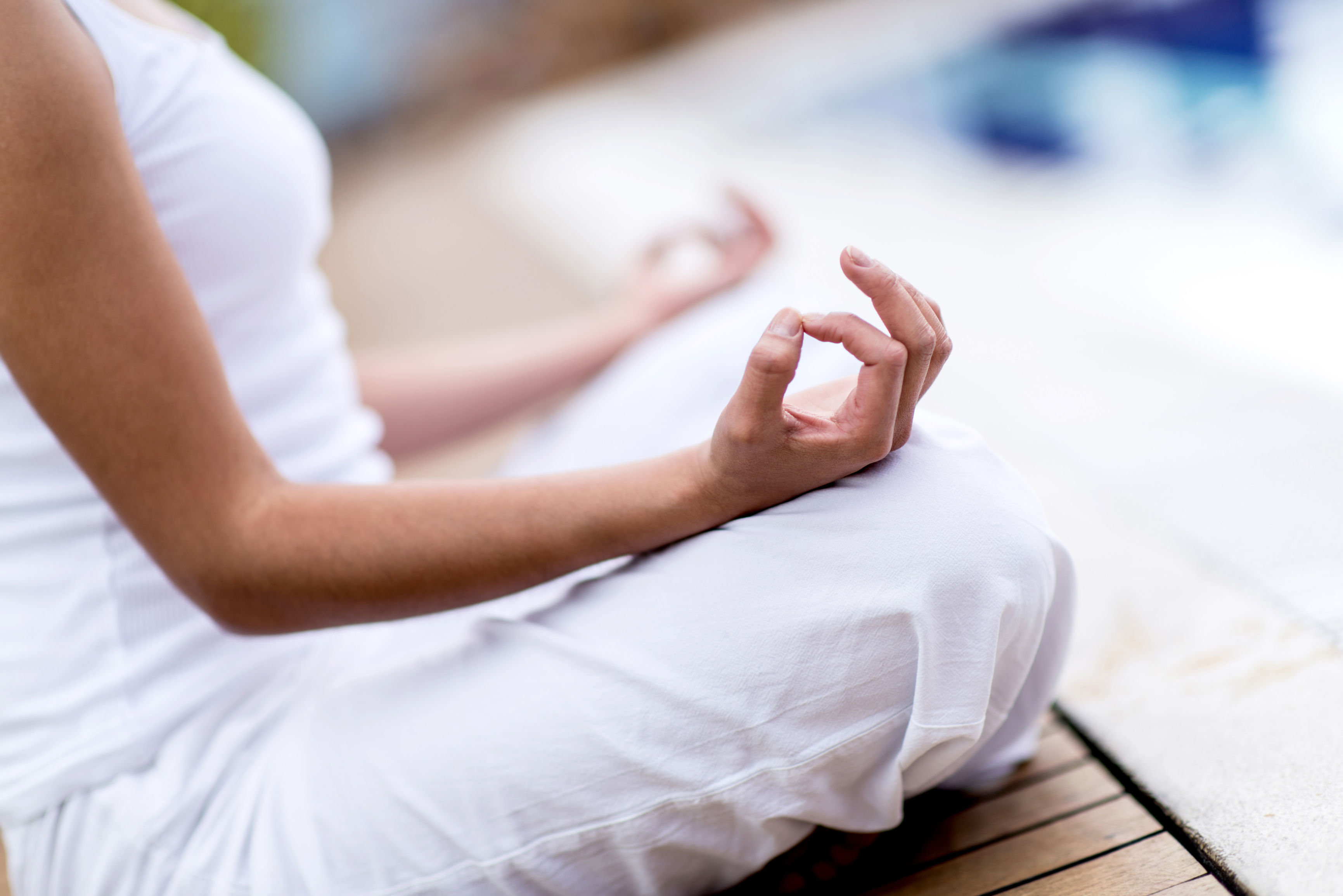 Yoga woman meditating